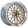 BBS LM 20x9 5x114.3 ET28 PFS Gold Center Diamond Cut Lip Wheel - 82mm PFS Required