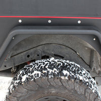 Fishbone Offroad 97-06 Jeep Wrangler Steel Tube Fender Front/Rear - Blk Txtred Pwdercoat (Set Of 4)