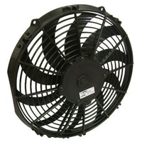 CSF 92-00 Honda Civic All-Aluminum Fan Shroud w/12in SPAL Fan - Black Finish