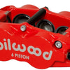 Wilwood Caliper-Narrow Superlite 6R-LH - Red 1.38/1.12/1.12in Pistons 1.10in Disc