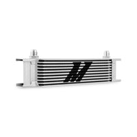 Mishimoto Universal -8AN 10 Row Oil Cooler - Silver