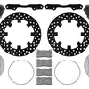 Wilwood 2014+ Polaris RZR XP 1000 Front Kit 11.25in Drilled - Black