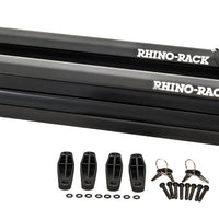 Rhino-Rack Universal Ski/Snowboard Carrier - Fits 4 Pairs of Skis or 2 Snowboards - Black