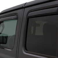 AVS 07-18 Jeep Wrangler Unlimited Ventvisor In-Channel Front & Rear Window Deflectors 4pc - Smoke