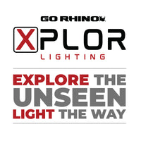 Go Rhino Xplor Bright Series Sgl Row LED Light Bar (Side/Track Mount) 32in. - Blk