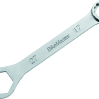 BikeMaster Rider Wrench - 27mm 6-pt x 17mm 12-pt