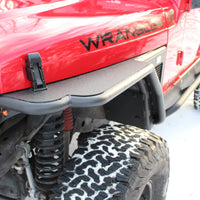 Fishbone Offroad 97-06 Jeep Wrangler TJ Steel Tube Fenders Front 3In Flare - Blk Textured Powdercoat