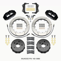 Wilwood Narrow Superlite 4R Rear Kit 12.88in 2007-up Jeep JK w/Lines