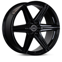 Vossen HF6-2 20x9.5 / 6x135 / ET15 / Deep Face / 87.1 - Gloss Black Wheel