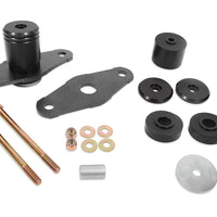 BMR 11-18 Dodge Challenger Motor Mount Solid Bushing Upgrade Kit - Black Anodized