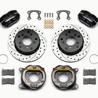 Wilwood Dynapro Lug Mount P/S Park Brake Kit Drilled Small Ford 2.36in Off Bronco 5 x 5.50