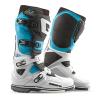 Gaerne SG22 Limited Edition Boot White/Black/Light Blue Size - 10