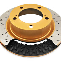 DBA 15-20 Ford Mustang GT Perf Package (380mm Front Rotor) Rear 4000 Series Drilled & Slotted Rotor