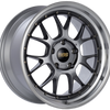 BBS LM-R 19x9.5 5x112 ET38 Diamond Black Center Diamond Cut Lip Wheel -82mm PFS/Clip Required