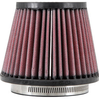 K&N Filter Universal Rubber Filter 3 1/2 inch Flange 5 inch Base 3 1/2 inch Top 4 inch Height