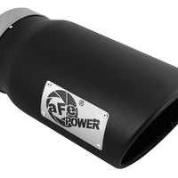 aFe Diesel Exhaust Tip Bolt On Black 5in Inlet x 6in Outlet x 12in Long