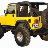 Rampage 1997-2006 Jeep Wrangler(TJ) Excludes LJ Unlimited Frameless Soft Top Kit - Black Diamond