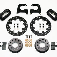 Wilwood Forged Dynalite Rear Drag Kit Drilled Rotor M-W/Lamb Ends .690in Studs