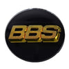 BBS Center Cap 80.6mm Black/Gold -D