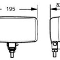 Hella 550 Series Lamp Kit H3 12V ECE/SAE