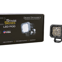 Diode Dynamics Stage Series C1R - White Flood Standard LED Pod (one)