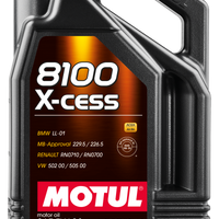 Motul Synthetic Engine Oil 8100 5W30 X-CESS 5L