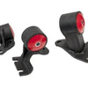 Innovative 88-91 Civic B-Series Black Steel Mounts 60A Bushings (RHD Only Cable)