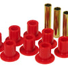 Prothane 87-96 Jeep Front Spring & Shackle Bushings - Red