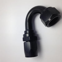 Fragola -6AN x 150 Degree Pro-Flow Hose End - Black