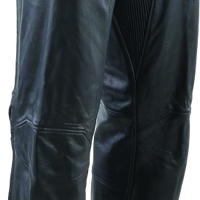 River Road Plains Leather Chaps Black - Large