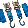 BikeMaster 2x84in Ratchet Tiedown Pair - Blue