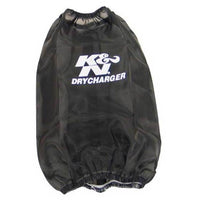 K&N Drycharger Round Tapered Air Filter Wrap 6.5in Base ID/4.5in Top ID/7in H - Black