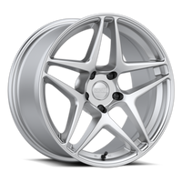 Kansei K15H Astro 18x9.5in / 5x114.3 BP / 35mm Offset / 73.1mm Bore - Hyper Silver Wheel