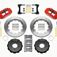 Wilwood Narrow Superlite 4R Front Hat Kit 14.00in Red 2007-Up Jeep Wrangler