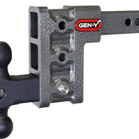 Gen-Y Mega Duty 2in Shank 5in Drop 1.5K TW 10K Hitch w/GH-031 Dual-Ball