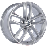 BBS SX 17x7.5 5x120 ET37 Sport Silver Wheel -82mm PFS/Clip Required