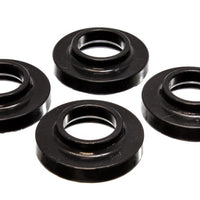 Energy Suspension 97-06 Jeep Wrangler TJ / 84-01 Cherokee Black Fr/Rear Coil Lift Isolator Set of 4