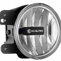 KC HiLiTES 07-09 Jeep JK Gravity G4 LED Light 10w SAE/ECE Clear Fog Beam (Single)