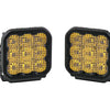 Diode Dynamics SS5 LED Pod Pro - Yellow Flood (Pair)