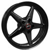 Race Star 92 Drag Star Bracket Racer 17x7 5x4.50BC 4.25BS Gloss Black Wheel