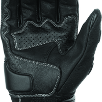 Speed and Strength Twist of Fate Leather Gloves Black/White - Small