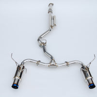 Invidia 2022+ Subaru WRX N1 Twin Outlet Single Layer Tip Cat-Back Exhaust