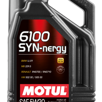 Motul 5L Technosynthese Engine Oil 6100 SYN-NERGY 5W30 - VW 502 00 505 00 - MB 229.5