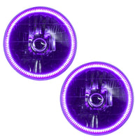 Oracle Lighting 97-06 Jeep Wrangler TJ Pre-Assembled LED Halo Headlights -UV/Purple SEE WARRANTY