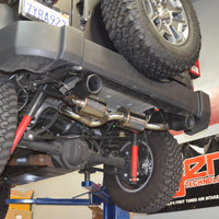 Injen 07-17 Jeep Wrangler JK 3.6L/3.8L 63mm Stealth Black Axle-back Exhaust w/ 4in Black Tips