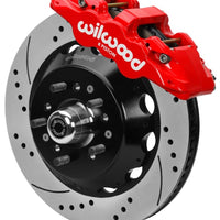 Wilwood Aero6 Big Brake Front Kit 14.00in D/S Red 67-69 Chevrolet Camaro w/ Wilwood AFX Pro Spindle