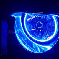 Oracle Jeep Wrangler JK 07-17 LED Waterproof Halo Kit - ColorSHIFT w/ Simple Controller SEE WARRANTY