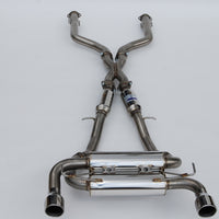 Invidia 2022+ Nissan Z 70mm Gemini Cat Back Exhaust - Rolled SS Tips