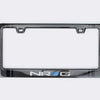 NRG Carbon License Plate Frame/ Fiber Poly Dip Finish Wet w/ NRG Logo