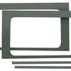 DEI 18-23 Jeep Wrangler JL 2-Door Boom Mat Rear Side Window Trim - 2 Piece - Gray